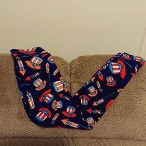 🧡 4 for $15! Lularoe Uncle Sam Hats OS Leggings